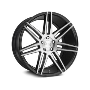 NICHE® - M178 TRENTO Noir brillant avec face brossée