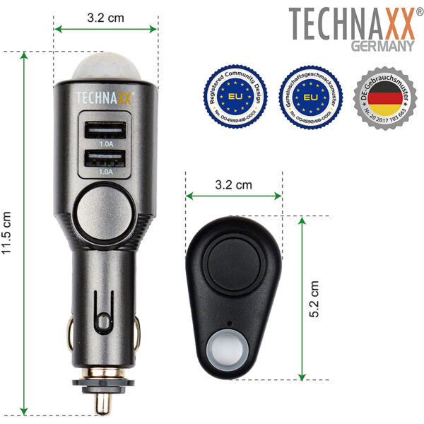 Technaxx car Alarm with Charging Function TX-100 – Image 4